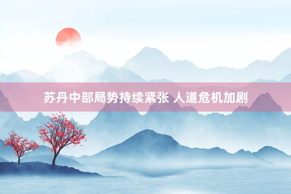 苏丹中部局势持续紧张 人道危机加剧