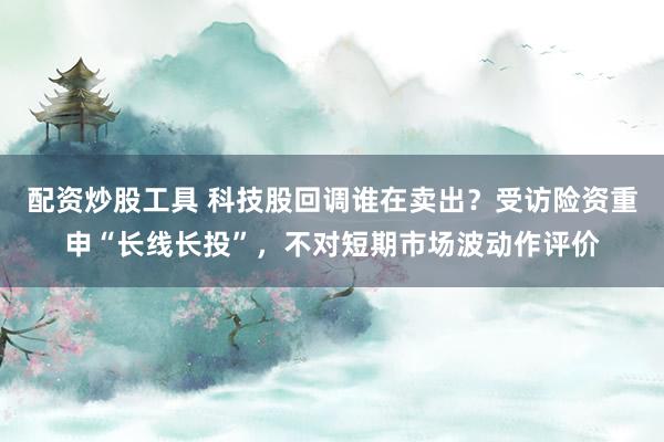 配资炒股工具 科技股回调谁在卖出？受访险资重申“长线长投”，不对短期市场波动作评价