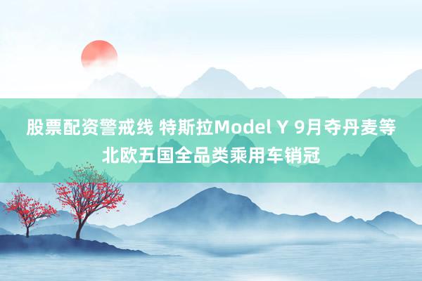股票配资警戒线 特斯拉Model Y 9月夺丹麦等北欧五国全品类乘用车销冠
